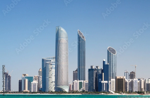 Fototapeta Abu Dhabi Skyline