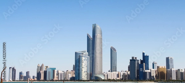 Fototapeta Abu Dhabi Skyline