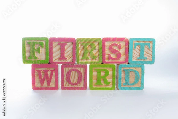 Obraz first word