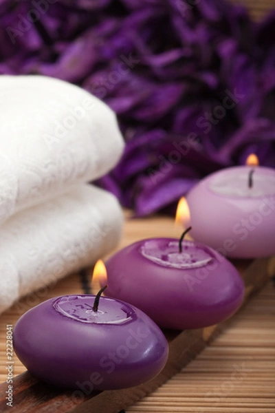 Obraz purple spa relaxation (1)