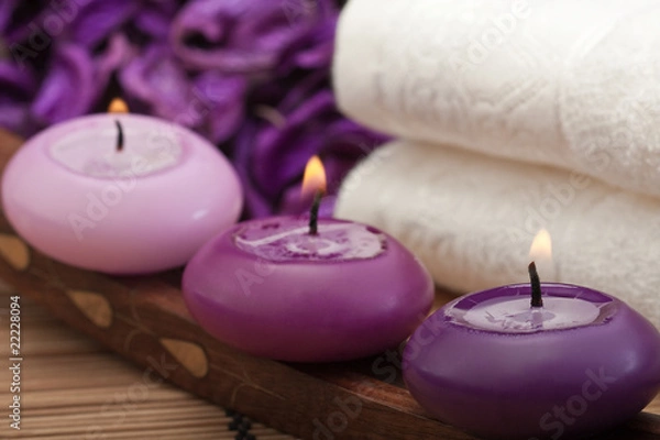 Obraz purple spa relaxation (2)