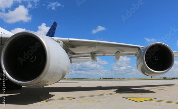 Obraz Airbus A380 à l'aéroport