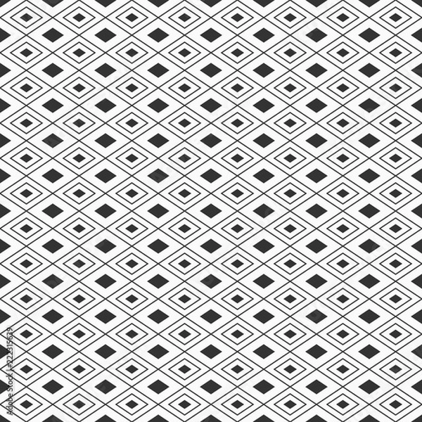 Fototapeta Abstract seamless pattern of rhombuses.