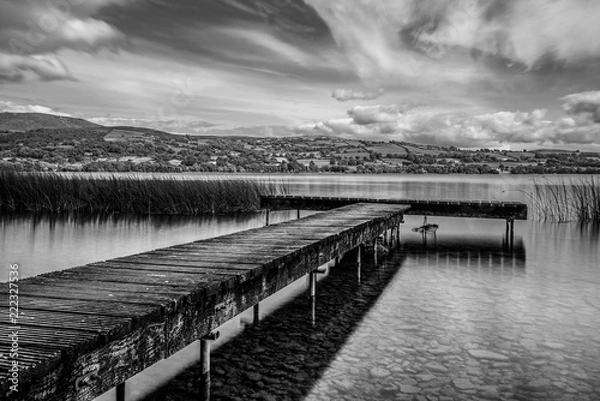 Fototapeta Fishing Stand Lough Derg