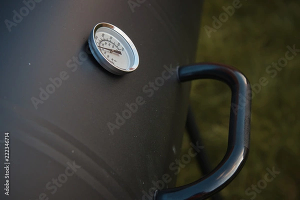 Obraz Black barrel grill.