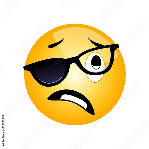 Fototapeta Smile icon. Emotion smile. Vector Illustration