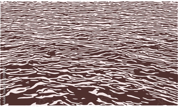 Fototapeta sea wave pattern, vector