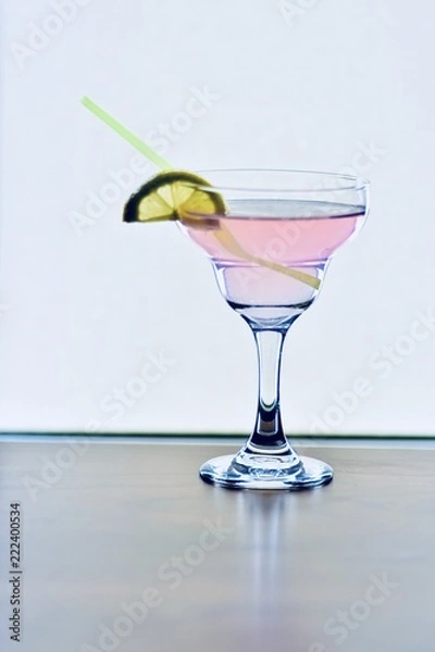 Obraz cocktail on white background