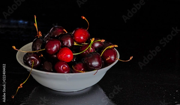 Fototapeta ripe cherry