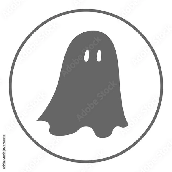 Obraz Ghost. Vector icon.