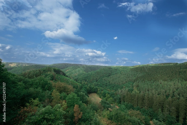 Obraz Mountain view over Ninglispo, Belgium.