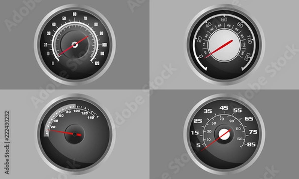 Fototapeta Speedometer - Vector Pack