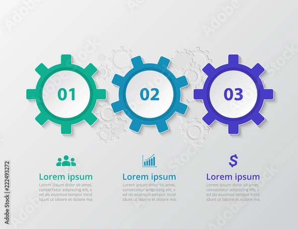 Obraz Vector infographic template