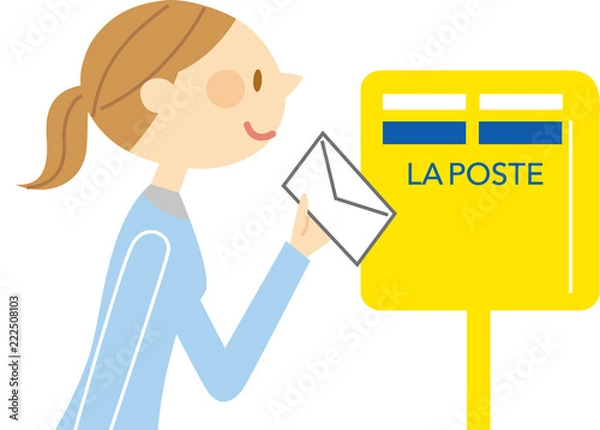 Obraz 郵便ポスト　LA POST