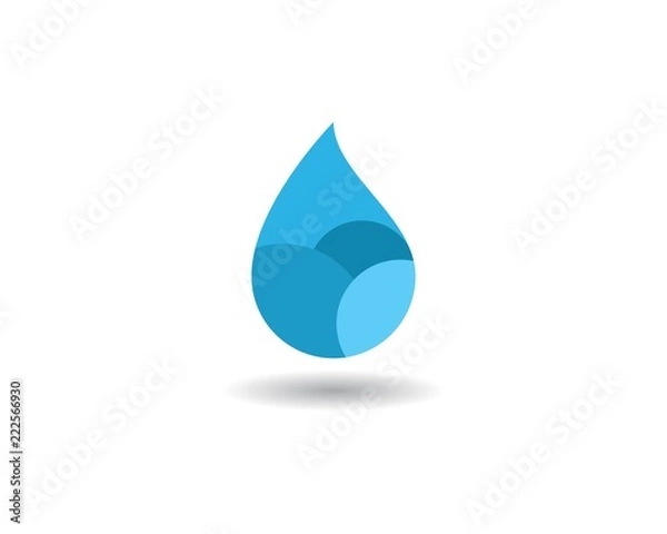 Obraz water drop Logo Template