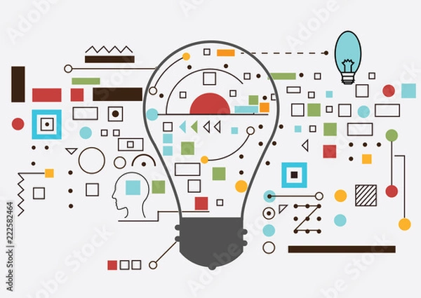 Obraz Vector idea Infographic template