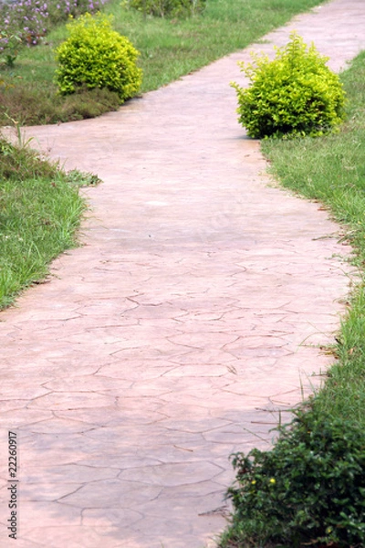 Obraz Chodnik ogrodowy