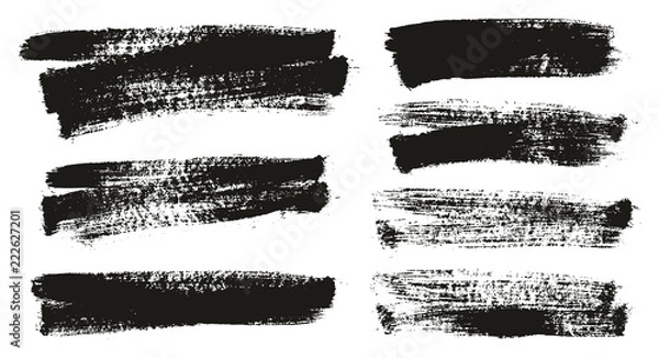 Fototapeta Paint Brush Background High Detail Abstract Vector Background Set 133
