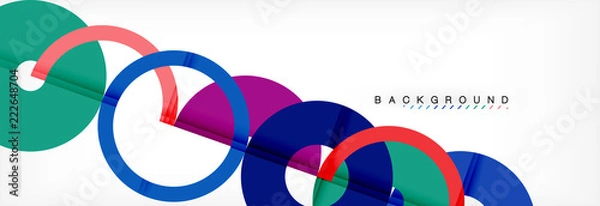 Fototapeta Modern geometrical abstract background