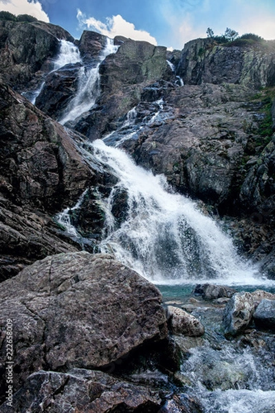 Fototapeta Wodospad Siklawa, Tatry