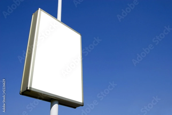 Obraz advertising billboard blank 3