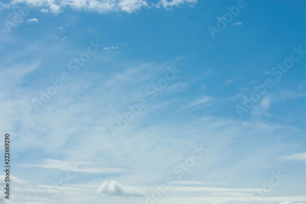 Fototapeta blue sky and clouds
