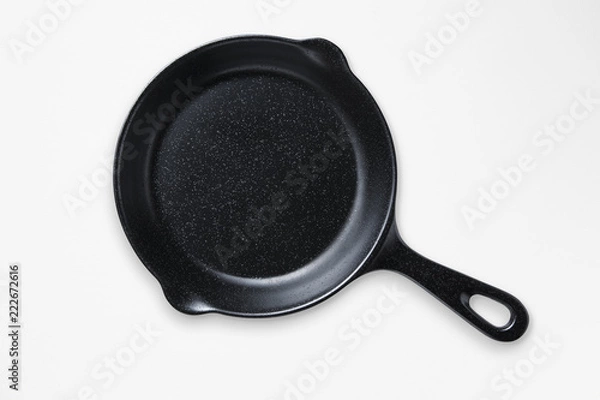 Fototapeta Kitchenware isolate on white paper texture background