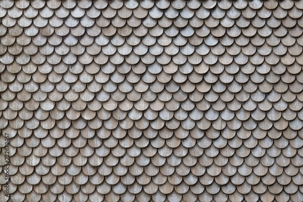Fototapeta wood roofing texture background