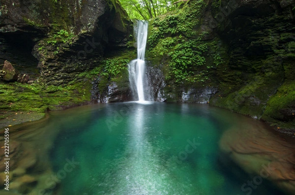 Fototapeta 青い池７