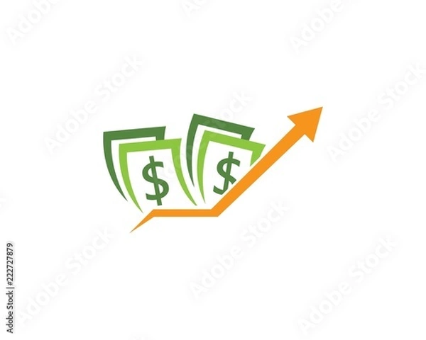 Fototapeta  money logo vector