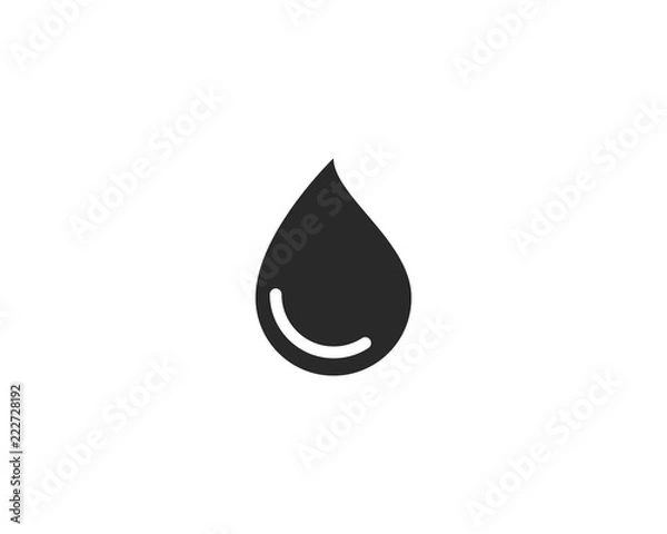 Fototapeta water drop Logo Template