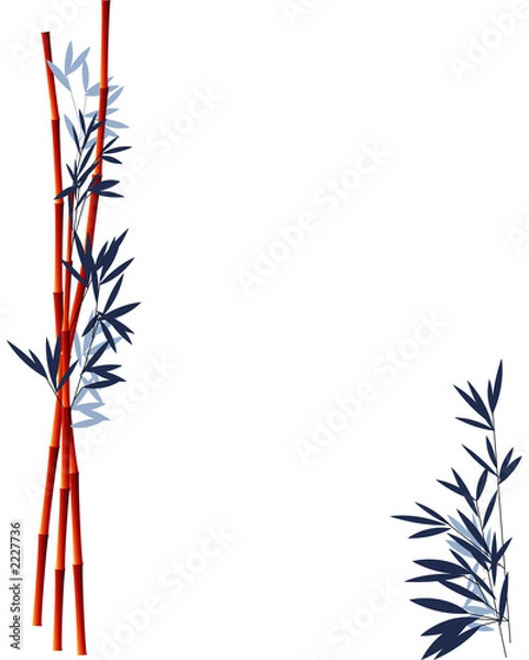 Obraz Bambusowa rama