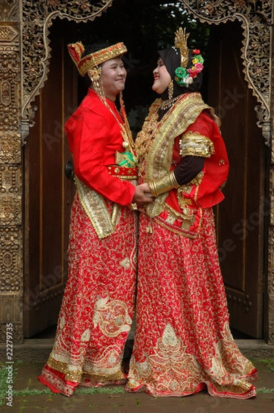 Obraz bride and groom