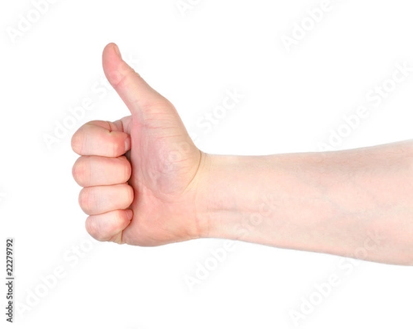 Obraz Thumbs Up Hand sign