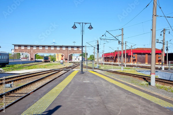 Fototapeta Kaliningrad. Dworzec kolejowy