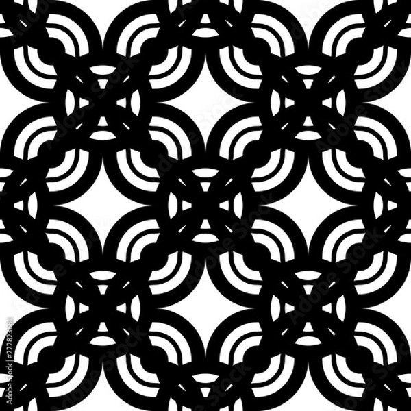 Obraz Design seamless monochrome grating pattern
