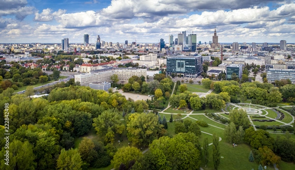 Fototapeta Popołudnie nad Polem Mokotowskim