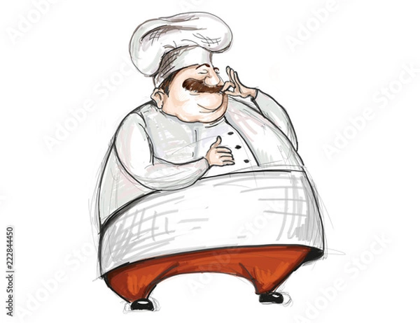 Obraz Cook Ches illustration 