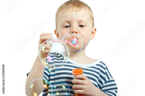 Obraz blowing bubbles