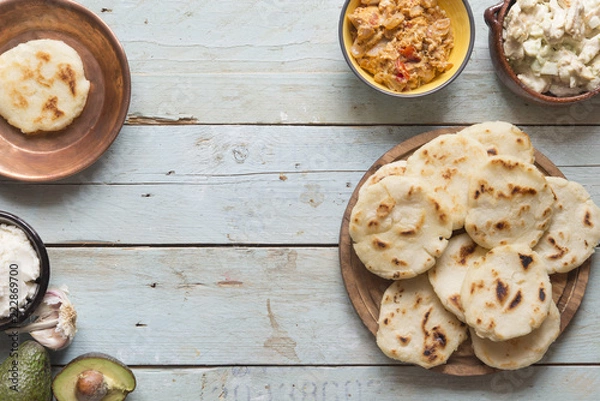 Obraz Arepas with  Reina Pepiada