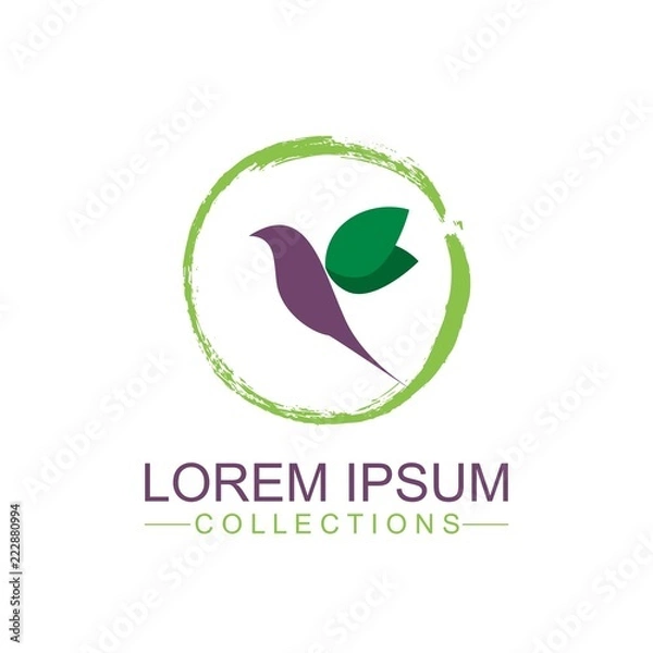 Fototapeta Bird Logo Template Design Vector