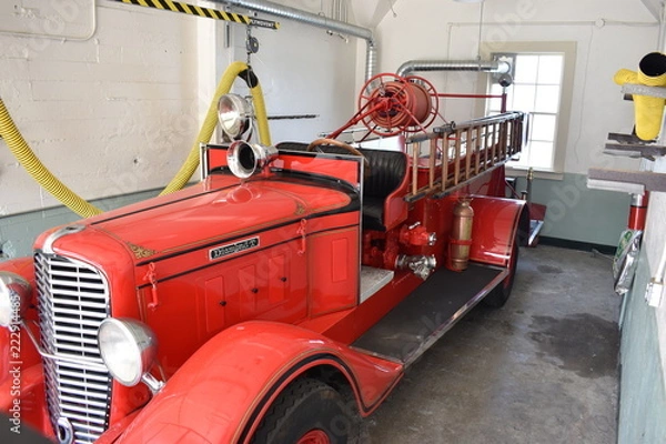 Fototapeta Modelo T bomberos
