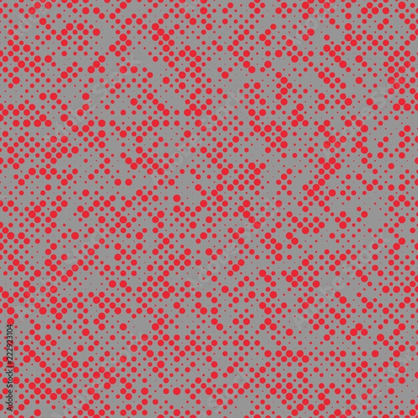 Fototapeta Abstract halftone dot pattern background - vector graphic design from circles