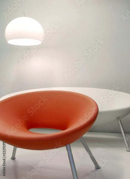 Obraz interior design retro 60s