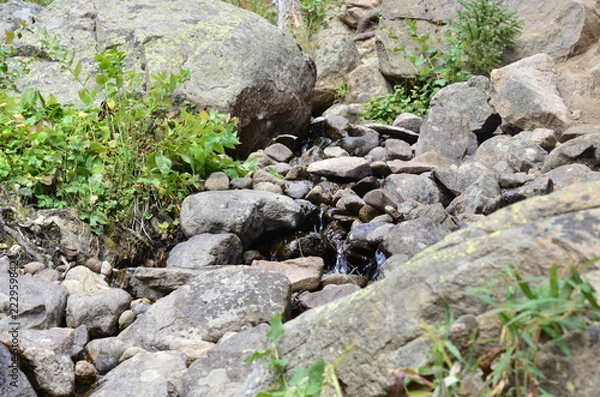 Obraz waterfall rocks