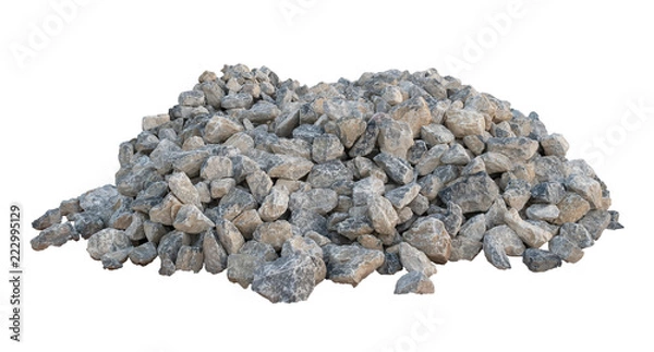 Obraz Wapień na białym tle.
