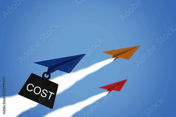 Obraz Financial Cost Concept