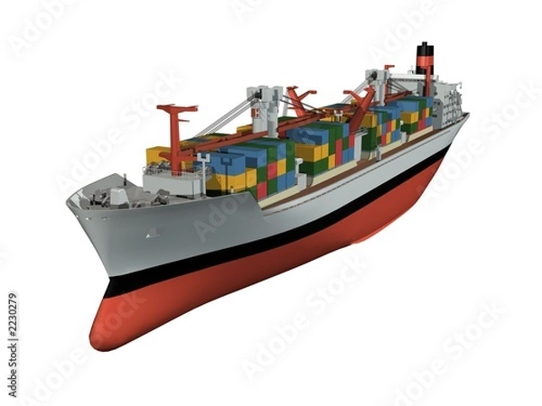 Obraz cargo freighter frachter