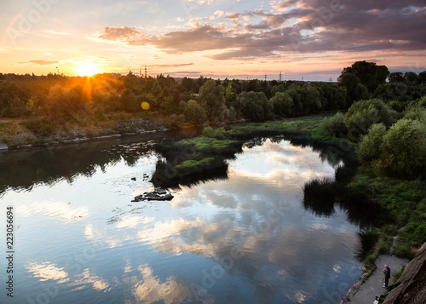 Obraz colorfull sunset 1