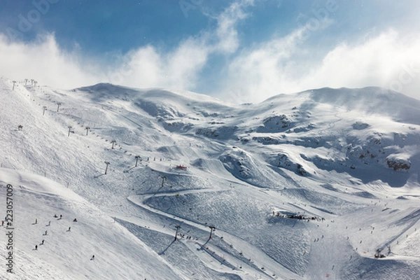 Obraz les deux alpes skiing 